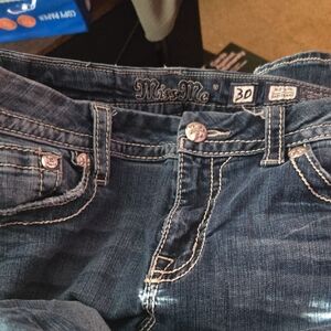 Miss Me Women's Dark Blue Boot Cut Jeans